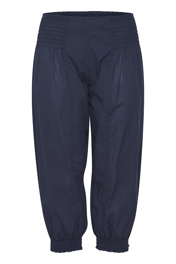 PULZ JILL - Trousers - dark sapphire/blue 